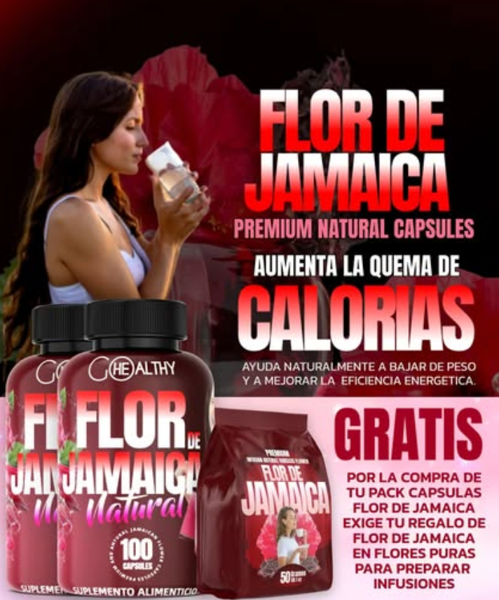 Capsulas de Flor de jamaica/ Elimina toxinas acomuladas en tu cuerpo 👩🏼⚕️ ✅