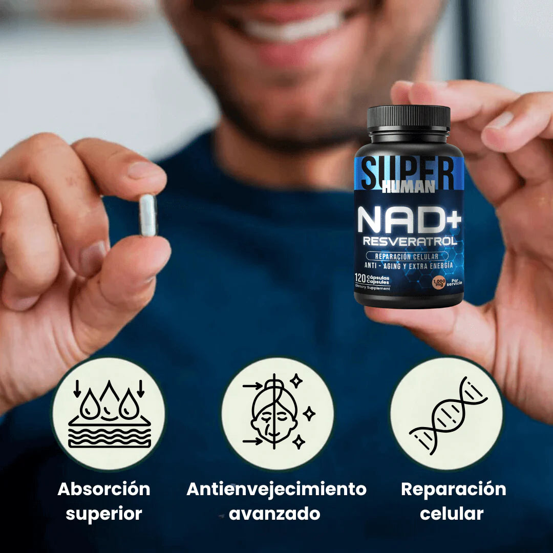 Cápsulas Juventud El NAD+ (Nicotinamida adenina dinucleótido) y NMN - Cada día más joven, cada día más fuerte - OFERTA 2x1